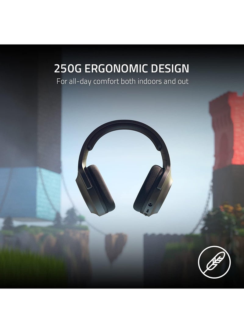 Razer Barracuda X, Wireless Multi-platform Gaming and Mobile Headset (SmartSwitch Dual Wireless, 250g Ergonomic Design, TriForce 40mm, Cardioid Mic, On-Headset Controls, 50h Battery USB-C) Black - Image 3